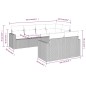 vidaXL 7-tlg. Garten-Sofagarnitur mit Kissen Braun Poly Rattan vidaXL 7-tlg. Garten-Sofagarnitur mit Kissen Braun Poly Rattan