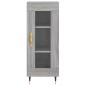 Highboard Grau Sonoma 34,5x34x180 cm Holzwerkstoff Highboard Grau Sonoma 34,5x34x180 cm Holzwerkstoff