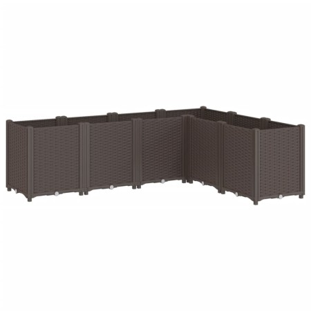 vidaXL Pflanzkübel Braun 160x120x53 cm PP