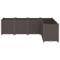vidaXL Pflanzkübel Braun 160x120x53 cm PP vidaXL Pflanzkübel Braun 160x120x53 cm PP