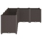 vidaXL Pflanzkübel Braun 160x120x53 cm PP vidaXL Pflanzkübel Braun 160x120x53 cm PP