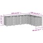 vidaXL Pflanzkübel Braun 160x120x53 cm PP vidaXL Pflanzkübel Braun 160x120x53 cm PP