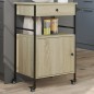 vidaXL Küchenwagen Sonoma-Eiche 56x43x89,5 cm Holzwerkstoff vidaXL Küchenwagen Sonoma-Eiche 56x43x89,5 cm Holzwerkstoff