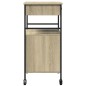 vidaXL Küchenwagen Sonoma-Eiche 56x43x89,5 cm Holzwerkstoff vidaXL Küchenwagen Sonoma-Eiche 56x43x89,5 cm Holzwerkstoff