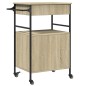 vidaXL Küchenwagen Sonoma-Eiche 56x43x89,5 cm Holzwerkstoff vidaXL Küchenwagen Sonoma-Eiche 56x43x89,5 cm Holzwerkstoff