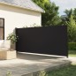 vidaXL Seitenmarkise Ausziehbar Schwarz 180x500 cm vidaXL Seitenmarkise Ausziehbar Schwarz 180x500 cm