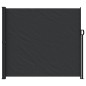 vidaXL Seitenmarkise Ausziehbar Schwarz 180x500 cm vidaXL Seitenmarkise Ausziehbar Schwarz 180x500 cm
