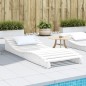 vidaXL Sonnenliege Weiß 205x80x31,5 cm Massivholz Kiefer vidaXL Sonnenliege Weiß 205x80x31,5 cm Massivholz Kiefer
