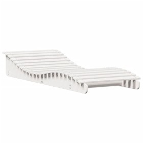 vidaXL Sonnenliege Weiß 205x80x31,5 cm Massivholz Kiefer