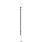 vidaXL Seitenmarkise Ausziehbar Schwarz 200x500 cm vidaXL Seitenmarkise Ausziehbar Schwarz 200x500 cm
