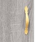 Highboard Grau Sonoma 34,5x34x180 cm Holzwerkstoff Highboard Grau Sonoma 34,5x34x180 cm Holzwerkstoff