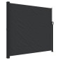vidaXL Seitenmarkise Ausziehbar Schwarz 180x600 cm vidaXL Seitenmarkise Ausziehbar Schwarz 180x600 cm