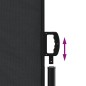 vidaXL Seitenmarkise Ausziehbar Schwarz 180x600 cm vidaXL Seitenmarkise Ausziehbar Schwarz 180x600 cm