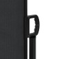 vidaXL Seitenmarkise Ausziehbar Schwarz 180x600 cm vidaXL Seitenmarkise Ausziehbar Schwarz 180x600 cm