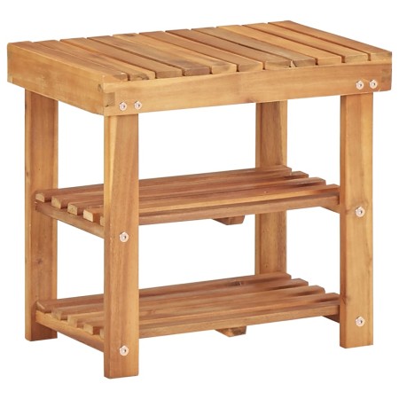 vidaXL Schuhregal 50×32×45 cm Massivholz Akazie 