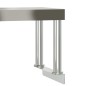 vidaXL Küchen-Arbeitstisch mit Aufsatzboard 110x55x120 cm Edelstahl vidaXL Küchen-Arbeitstisch mit Aufsatzboard 110x55x120 cm Edelstahl