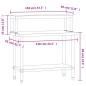 vidaXL Küchen-Arbeitstisch mit Aufsatzboard 110x55x120 cm Edelstahl vidaXL Küchen-Arbeitstisch mit Aufsatzboard 110x55x120 cm Edelstahl