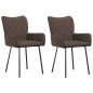 vidaXL Esszimmerstühle 2 Stk. Taupe Stoff vidaXL Esszimmerstühle 2 Stk. Taupe Stoff
