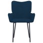 vidaXL Esszimmerstühle 2 Stk. Blau Samt vidaXL Esszimmerstühle 2 Stk. Blau Samt