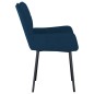 vidaXL Esszimmerstühle 2 Stk. Blau Samt vidaXL Esszimmerstühle 2 Stk. Blau Samt