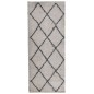 vidaXL Teppich Shaggy Hochflor Modern Beige und Anthrazit 80x200 cm vidaXL Teppich Shaggy Hochflor Modern Beige und Anthrazit 80x200 cm