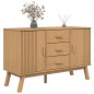 vidaXL Sideboard OLDEN Braun 114x43x73,5 cm Massivholz Kiefer vidaXL Sideboard OLDEN Braun 114x43x73,5 cm Massivholz Kiefer