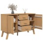 vidaXL Sideboard OLDEN Braun 114x43x73,5 cm Massivholz Kiefer vidaXL Sideboard OLDEN Braun 114x43x73,5 cm Massivholz Kiefer