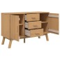 vidaXL Sideboard OLDEN Braun 114x43x73,5 cm Massivholz Kiefer vidaXL Sideboard OLDEN Braun 114x43x73,5 cm Massivholz Kiefer