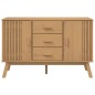vidaXL Sideboard OLDEN Braun 114x43x73,5 cm Massivholz Kiefer vidaXL Sideboard OLDEN Braun 114x43x73,5 cm Massivholz Kiefer