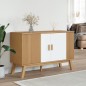 vidaXL Sideboard OLDEN Weiß und Braun 114x43x73,5 cm Massivholz Kiefer vidaXL Sideboard OLDEN Weiß und Braun 114x43x73,5 cm Massivholz Kiefer