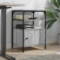 vidaXL Druckerständer 3 Ablagen Grau Sonoma 50x40x76 cm Holzwerkstoff vidaXL Druckerständer 3 Ablagen Grau Sonoma 50x40x76 cm Holzwerkstoff