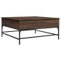 vidaXL Couchtisch Braun Eichen-Optik 95x95x45 cm Holzwerkstoff Metall vidaXL Couchtisch Braun Eichen-Optik 95x95x45 cm Holzwerkstoff Metall