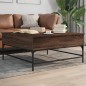 vidaXL Couchtisch Braun Eichen-Optik 95x95x45 cm Holzwerkstoff Metall vidaXL Couchtisch Braun Eichen-Optik 95x95x45 cm Holzwerkstoff Metall