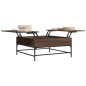 vidaXL Couchtisch Braun Eichen-Optik 95x95x45 cm Holzwerkstoff Metall vidaXL Couchtisch Braun Eichen-Optik 95x95x45 cm Holzwerkstoff Metall