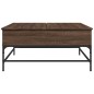 vidaXL Couchtisch Braun Eichen-Optik 95x95x45 cm Holzwerkstoff Metall vidaXL Couchtisch Braun Eichen-Optik 95x95x45 cm Holzwerkstoff Metall