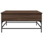 vidaXL Couchtisch Braun Eichen-Optik 95x95x45 cm Holzwerkstoff Metall vidaXL Couchtisch Braun Eichen-Optik 95x95x45 cm Holzwerkstoff Metall