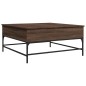 vidaXL Couchtisch Braun Eichen-Optik 95x95x45 cm Holzwerkstoff Metall vidaXL Couchtisch Braun Eichen-Optik 95x95x45 cm Holzwerkstoff Metall