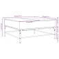 vidaXL Couchtisch Braun Eichen-Optik 95x95x45 cm Holzwerkstoff Metall vidaXL Couchtisch Braun Eichen-Optik 95x95x45 cm Holzwerkstoff Metall