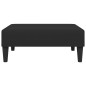 vidaXL Schlafsofa 2-Sitzer mit Fußhocker Schwarz Samt vidaXL Schlafsofa 2-Sitzer mit Fußhocker Schwarz Samt