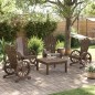 vidaXL Adirondack-Gartenstühle 4 Stk. Massivholz Tanne vidaXL Adirondack-Gartenstühle 4 Stk. Massivholz Tanne