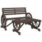 vidaXL 4-tlg. Garten-Lounge-Set Massivholz Tanne vidaXL 4-tlg. Garten-Lounge-Set Massivholz Tanne