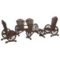 vidaXL 4-tlg. Garten-Lounge-Set Massivholz Tanne vidaXL 4-tlg. Garten-Lounge-Set Massivholz Tanne