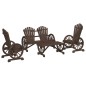 vidaXL 4-tlg. Garten-Lounge-Set Massivholz Tanne vidaXL 4-tlg. Garten-Lounge-Set Massivholz Tanne