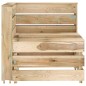 3-Sitzer Outdoor-Sofa Grün Imprägniertes Kiefernholz 3-Sitzer Outdoor-Sofa Grün Imprägniertes Kiefernholz