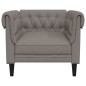 vidaXL Chesterfield-Sessel Taupe Stoff vidaXL Chesterfield-Sessel Taupe Stoff