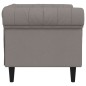 vidaXL Chesterfield-Sessel Taupe Stoff vidaXL Chesterfield-Sessel Taupe Stoff