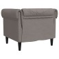 vidaXL Chesterfield-Sessel Taupe Stoff vidaXL Chesterfield-Sessel Taupe Stoff