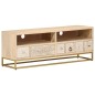 vidaXL TV-Schrank 110x30x40 cm Massivholz Mango und Eisen vidaXL TV-Schrank 110x30x40 cm Massivholz Mango und Eisen