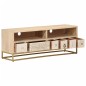 vidaXL TV-Schrank 110x30x40 cm Massivholz Mango und Eisen vidaXL TV-Schrank 110x30x40 cm Massivholz Mango und Eisen