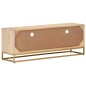 vidaXL TV-Schrank 110x30x40 cm Massivholz Mango und Eisen vidaXL TV-Schrank 110x30x40 cm Massivholz Mango und Eisen